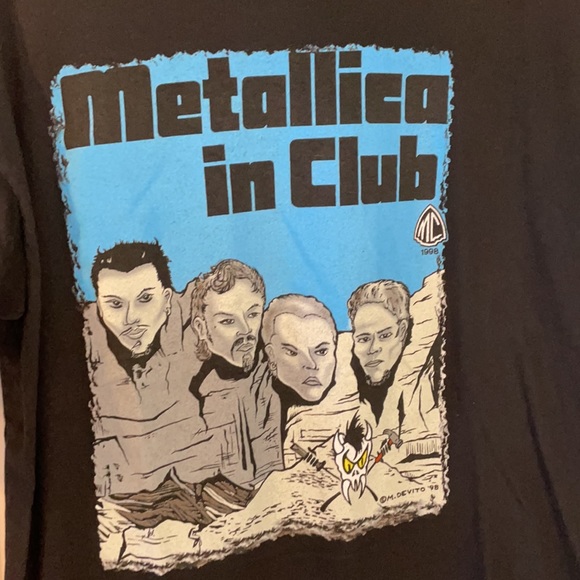 Vintage / 98 Metallica in Club Harley Davidson L - Picture 3 of 10